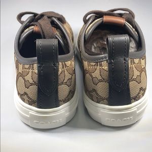 coach jacquard signature fashion sneakers
